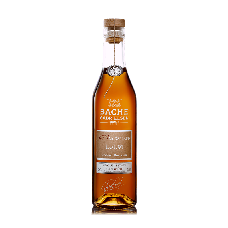 Lot 91 Mr Garraud Borderies 47° Cognac Bache-Gabrielsen édition limitée Lot 91 Mr Garraud Borderies 47° Cognac Bache-Gabrielsen édition limitée