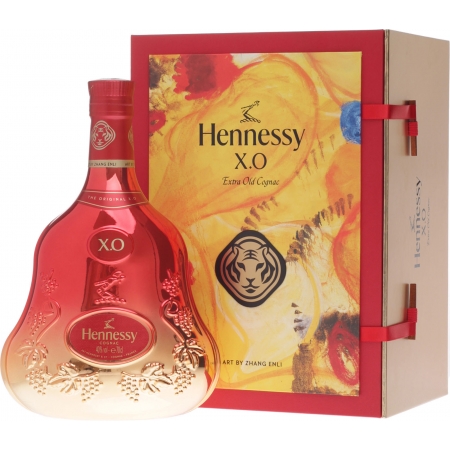 Cognac Hennessy XO Lunar New Year 2022 by Zhang Enli Cognac - Limited Edition - Chinese New Year Tiger