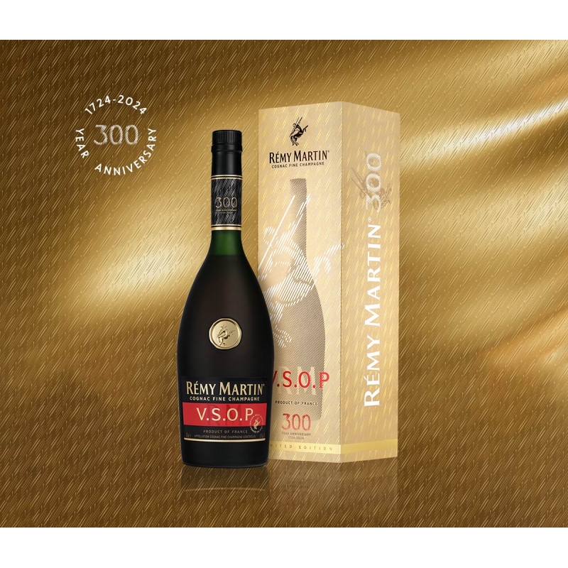 Cognac Rémy Martin VSOP 300e Anniversaire - Édition Limitée Cognac Rémy Martin VSOP 300e Anniversaire - Édition Limitée
