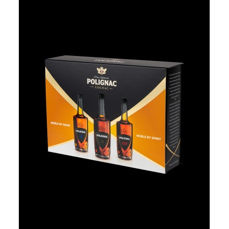 Set 3 miniatures VS/VSOP/XO Cognac Prince de Polignac