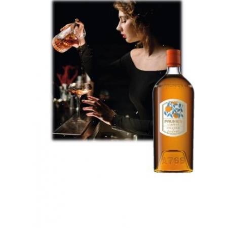 Orange liqueur with plum Cognac Prunier