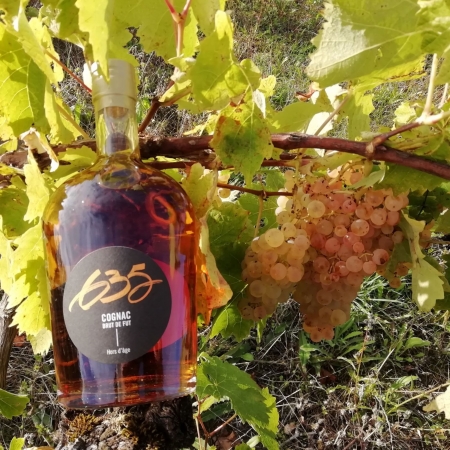 635 Hors-d'âge brut de fût Petite Champagne Cognac Domaine des tonneaux édition limitée