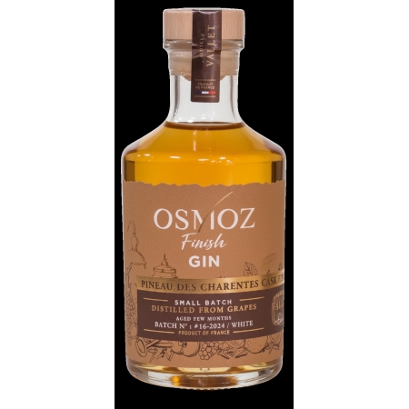 Gin Osmoz Finish lot 3 fût Pineau des Charentes blanc édition limitée