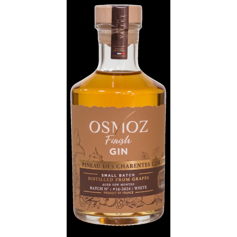 Gin Osmoz Finish lot 3 fût Pineau des Charentes blanc édition limitée
